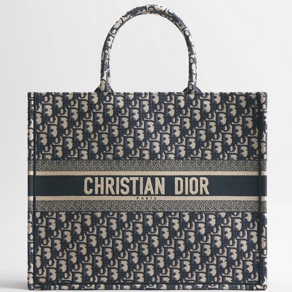 Dior Black and Cream Tote Bag - Picture 3 of 4